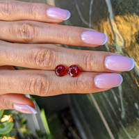 4.31&nbsp;Ct.Tw.Total Carat Weight Ruby Pair from Mozambique Life Style
