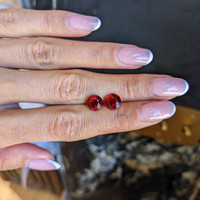 4.31&nbsp;Ct.Tw.Total Carat Weight Ruby Pair from Mozambique Life Style