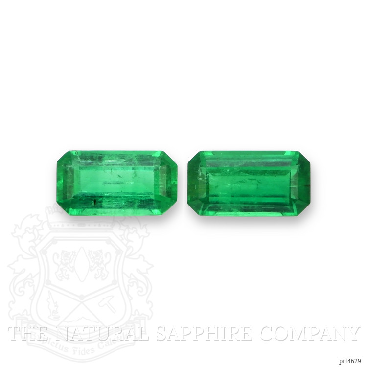 1.05 Ct.Tw. Emerald Pair from Afghanistan
