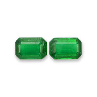 1.00 Ct.Tw.Total Carat Weight Emerald Pair from Afghanistan Video