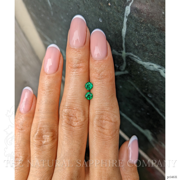 0.59 Ct.Tw. Emerald Pair from Afghanistan