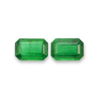 1.05 Ct.Tw.Total Carat Weight Emerald Pair from Afghanistan Video