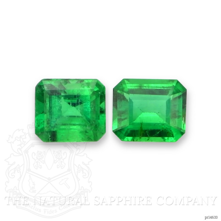 0.40 Ct.Tw. Emerald Pair from Afghanistan