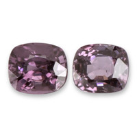 2.50&nbsp;Ct.Tw.Total Carat Weight Purple Spinel Pair from Burma (Myanmar) Video
