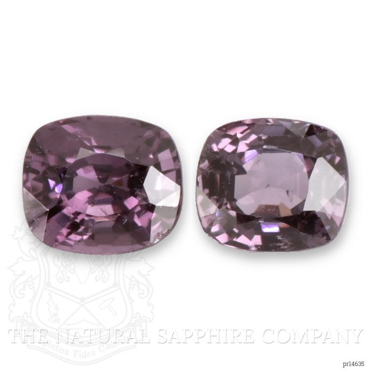 2.50 Ct.Tw. Purple Spinel Pair from Burma (Myanmar)