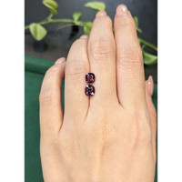2.50&nbsp;Ct.Tw.Total Carat Weight Purple Spinel Pair from Burma (Myanmar) Life Style