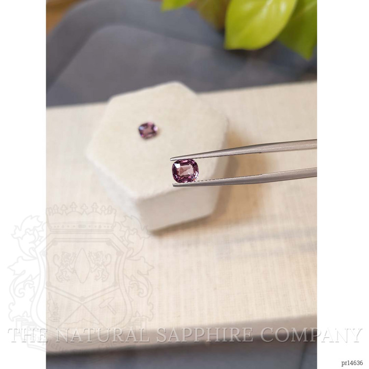 2.03 Ct.Tw. Purplish Pink Spinel Pair from Burma (Myanmar)
