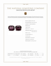 2.32 Ct.Tw.Total Carat Weight Purple Spinel Pair from Burma (Myanmar) Scan Report