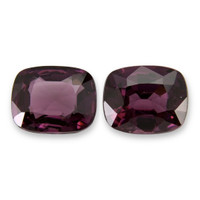 2.32&nbsp;Ct.Tw.Total Carat Weight Purple Spinel Pair from Burma (Myanmar) Video