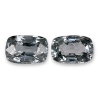 2.33&nbsp;Ct.Tw.Total Carat Weight Grey Spinel Pair from Burma (Myanmar) Video