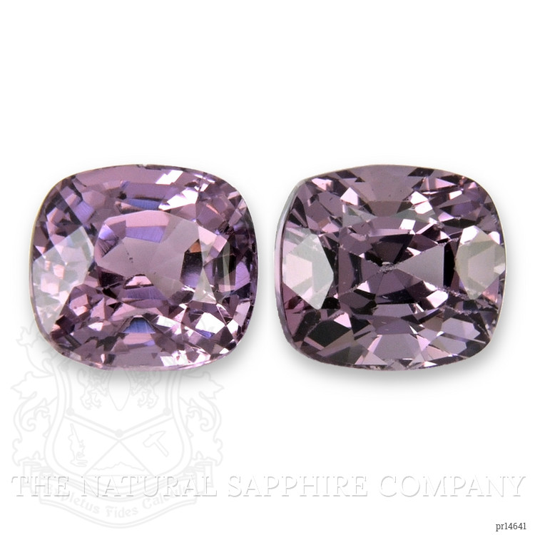 2.23 Ct.Tw. Pinkish Purple Spinel Pair from Burma (Myanmar)