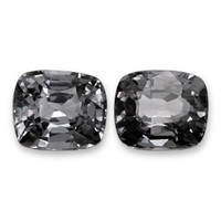 2.50&nbsp;Ct.Tw.Total Carat Weight Grey Spinel Pair from Burma (Myanmar) Video