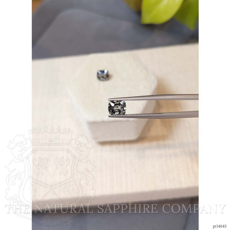 2.50 Ct.Tw. Grey Spinel Pair from Burma (Myanmar)