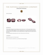 2.17&nbsp;Ct.Tw.Total Carat Weight Purplish Red Spinel Pair from Burma (Myanmar) Appraisal