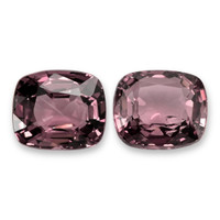 2.17&nbsp;Ct.Tw.Total Carat Weight Purplish Red Spinel Pair from Burma (Myanmar) Video