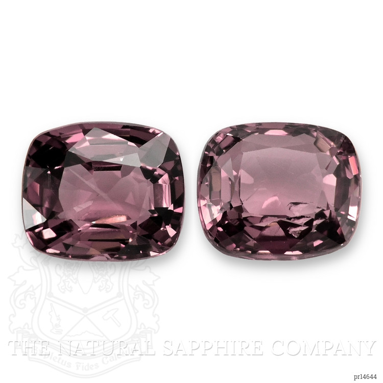 2.17 Ct.Tw. Purplish Red Spinel Pair from Burma (Myanmar)