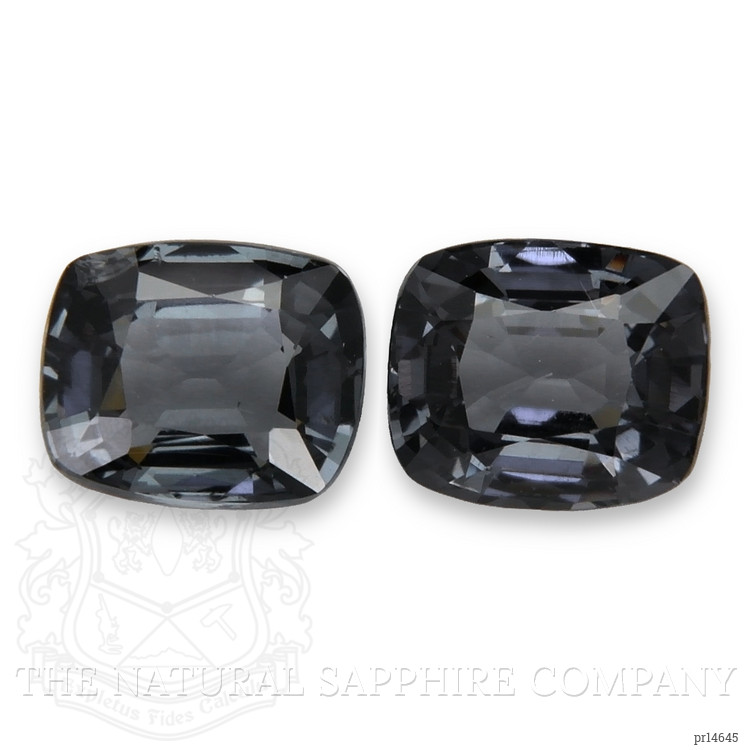 2.28 Ct.Tw. Bluish Grey Spinel Pair from Burma (Myanmar)