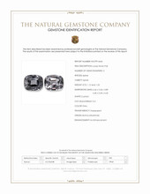 2.37 Ct.Tw.Total Carat Weight Grey Spinel Pair from Burma (Myanmar) Scan Report