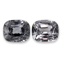 2.37&nbsp;Ct.Tw.Total Carat Weight Grey Spinel Pair from Burma (Myanmar) Video