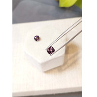 2.38&nbsp;Ct.Tw.Total Carat Weight Purple Spinel Pair from Burma (Myanmar) Life Style