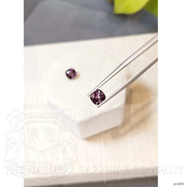 2.38 Ct.Tw. Purple Spinel Pair from Burma (Myanmar)