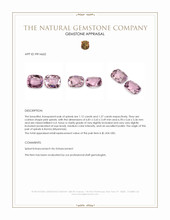 2.39&nbsp;Ct.Tw.Total Carat Weight Pink Spinel Pair from Burma (Myanmar) Appraisal