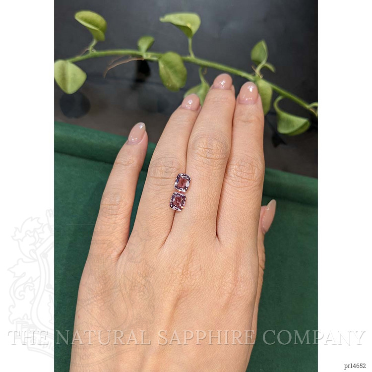 2.39 Ct.Tw. Pink Spinel Pair from Burma (Myanmar)