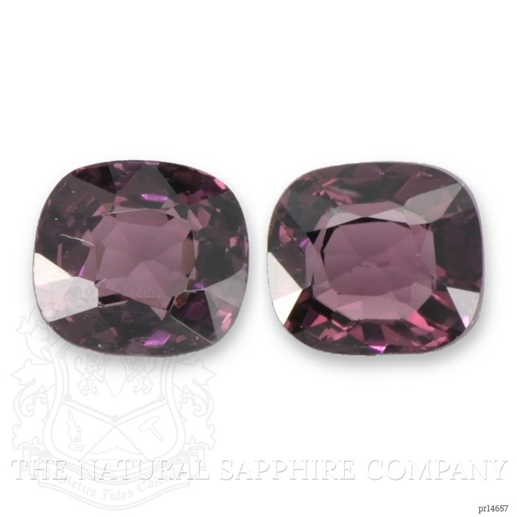 2.30 Ct.Tw. Purple Spinel Pair from Burma (Myanmar)
