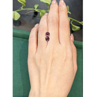 2.30&nbsp;Ct.Tw.Total Carat Weight Purple Spinel Pair from Burma (Myanmar) Life Style