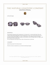 2.23 Ct.Tw.Total Carat Weight Bluish Purple Spinel Pair from Burma (Myanmar) Appraisal