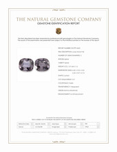 2.23&nbsp;Ct.Tw.Total Carat Weight Bluish Purple Spinel Pair from Burma (Myanmar) Scan Report