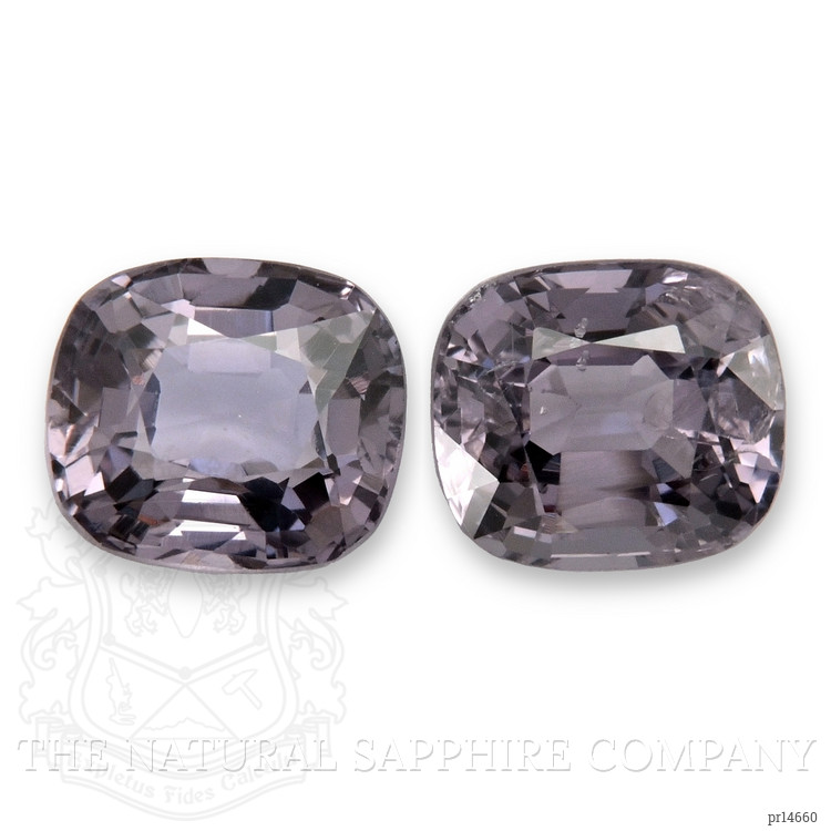 2.23 Ct.Tw. Bluish Purple Spinel Pair from Burma (Myanmar)