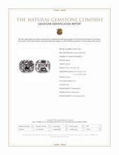 2.27 Ct.Tw.Total Carat Weight Grey Spinel Pair from Burma (Myanmar) Scan Report
