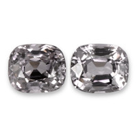 2.27&nbsp;Ct.Tw.Total Carat Weight Grey Spinel Pair from Burma (Myanmar) Video