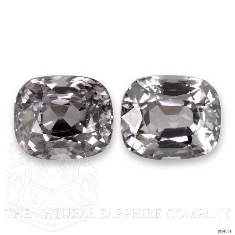 2.27 Ct.Tw. Grey Spinel Pair from Burma (Myanmar)