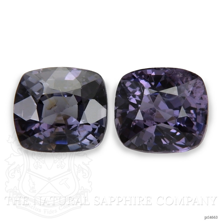 2.46 Ct.Tw. Purple Spinel Pair from Burma (Myanmar)