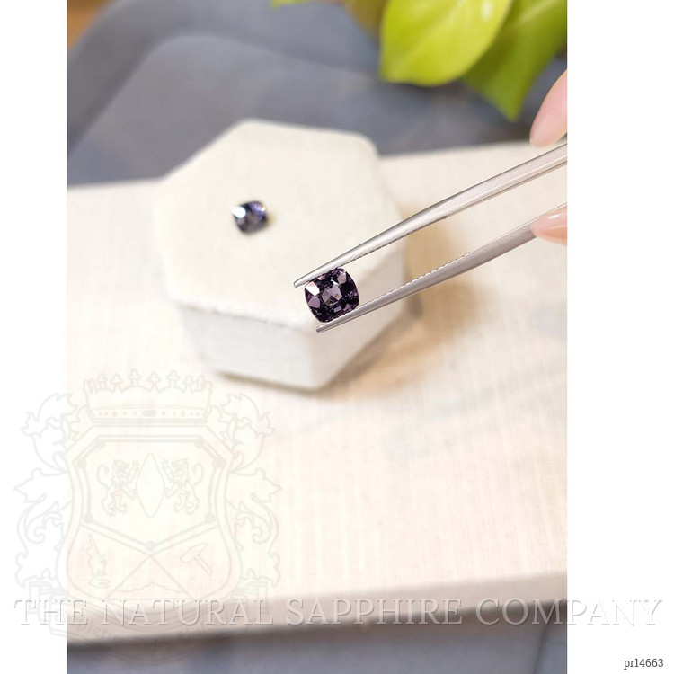 2.46 Ct.Tw. Purple Spinel Pair from Burma (Myanmar)