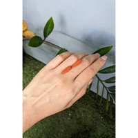 8.36&nbsp;Ct.Tw.Total Carat Weight Salmon (Orange) Coral Pair from Italy Life Style