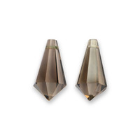 19.39 Ct.Tw.Total Carat Weight Brown Smokey Quartz Pair from Brazil Video