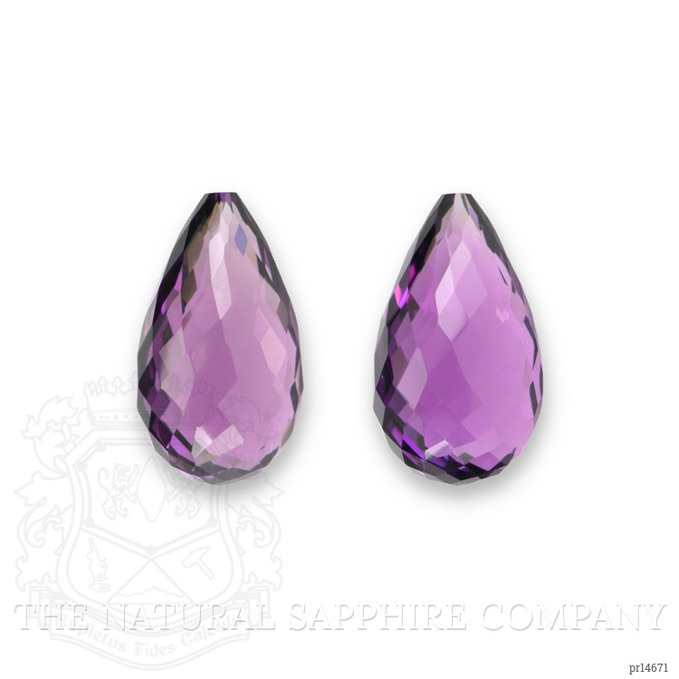 69.32 Ct.Tw. Purple Amethyst Pair from Brazil