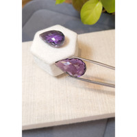 69.32 Ct.Tw.Total Carat Weight Purple Amethyst Pair from Brazil Life Style