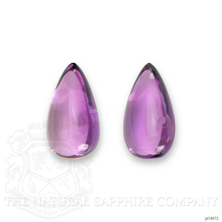 34.91 Ct.Tw. Purple Amethyst Pair from Brazil