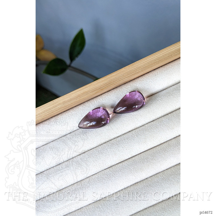 34.91 Ct.Tw. Purple Amethyst Pair from Brazil