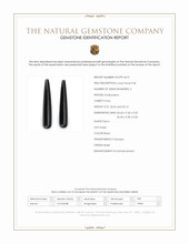 62.34 Ct.Tw.Total Carat Weight Black Onyx Pair from Brazil Scan Report