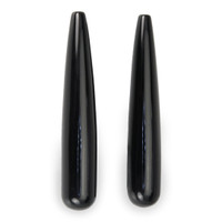62.34 Ct.Tw.Total Carat Weight Black Onyx Pair from Brazil Video