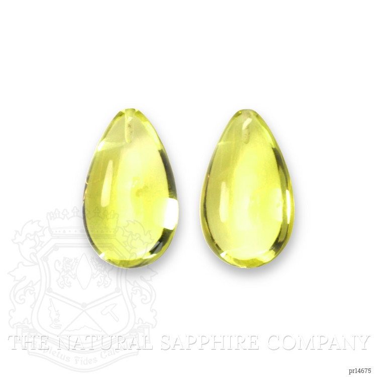 54.97 Ct.Tw. Yellow Quartz Pair from Brazil