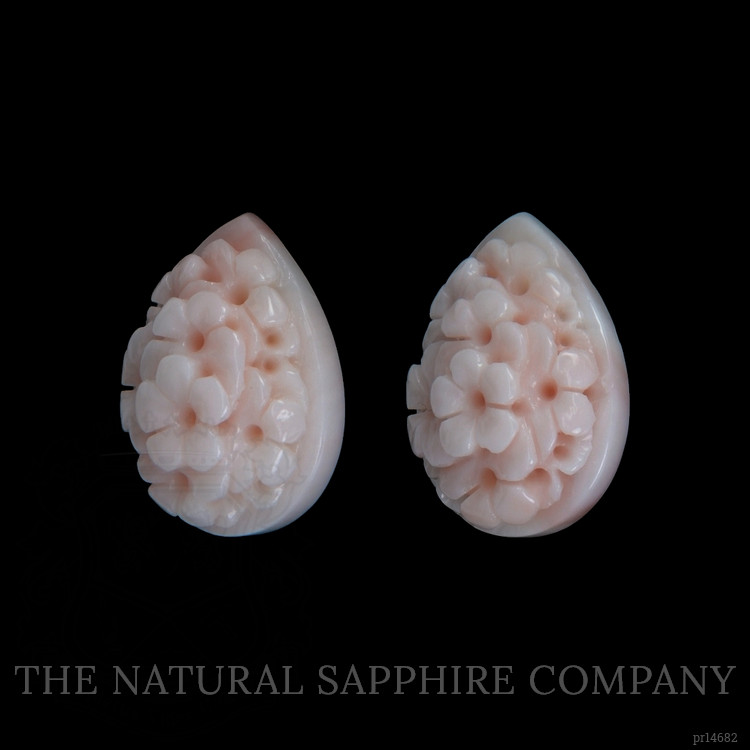 25.00 Ct.Tw. Yellow Coral Pair from Italy