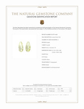 15.26 Ct.Tw.Total Carat Weight Yellow Quartz Pair from Brazil Scan Report