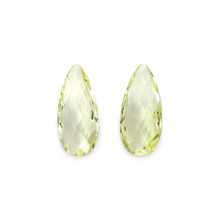 15.26 Ct.Tw. Yellow Quartz Pair from Brazil