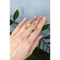 15.26 Ct.Tw.Total Carat Weight Yellow Quartz Pair from Brazil Life Style